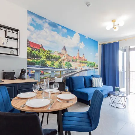 Apartly - Bulvar Z Widokiem Na Odre# Balkon Szczecin