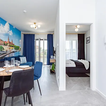 Apartly - Bulvar Z Widokiem Na Odre# Balkon Szczecin